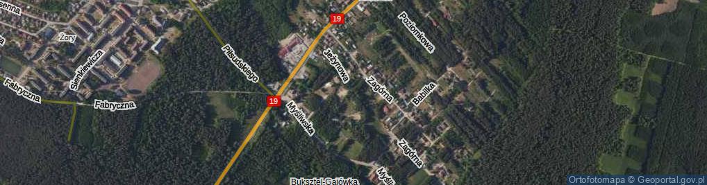 Zdjęcie satelitarne Jeżynowa ul.